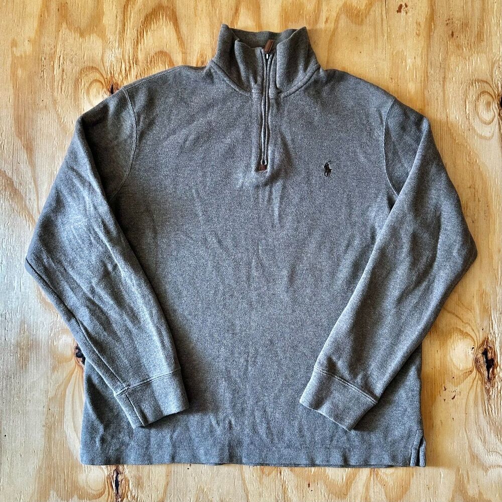 Vintage Polo Ralph Lauren Quarter-Zip Pullover - Size L